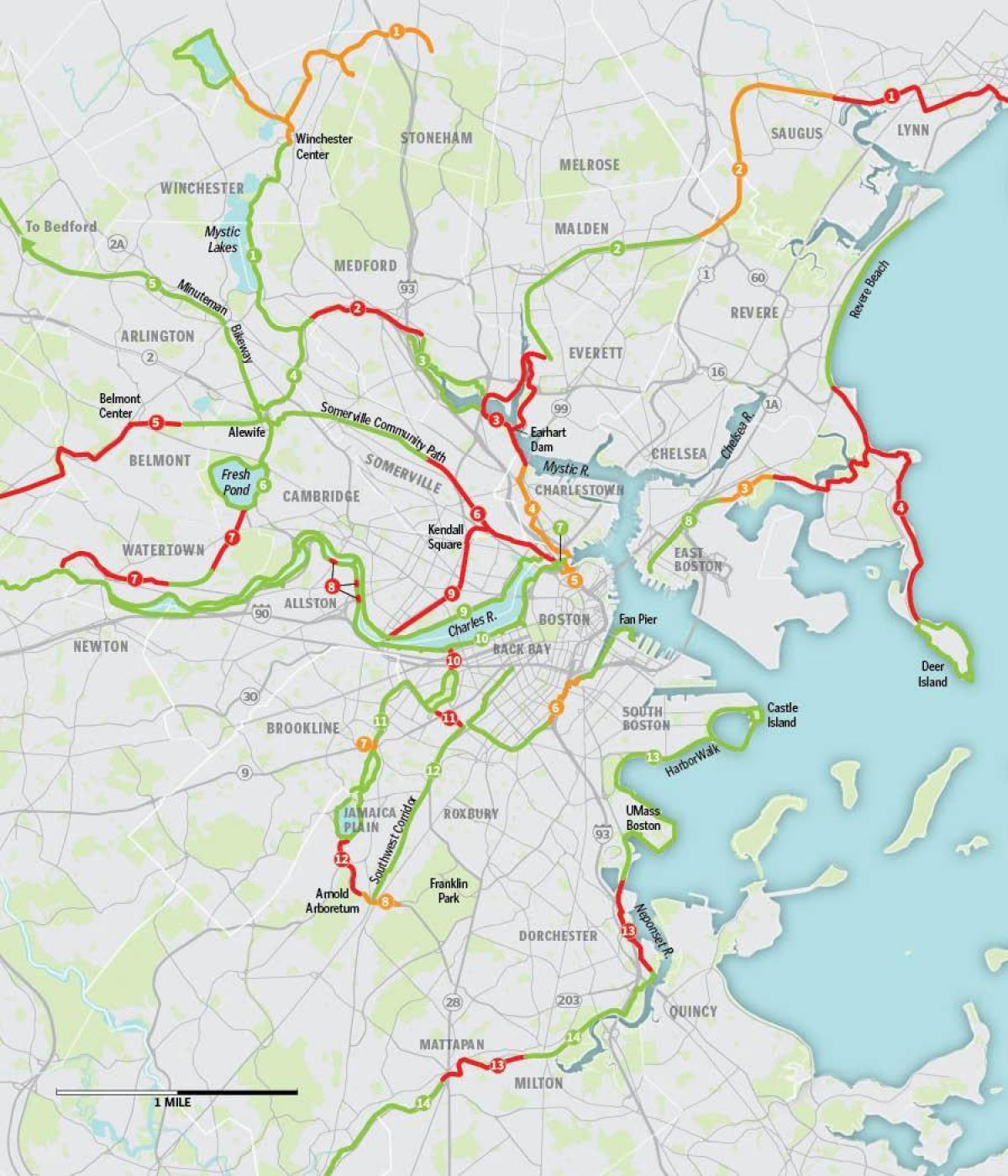 mapu Boston bicykli