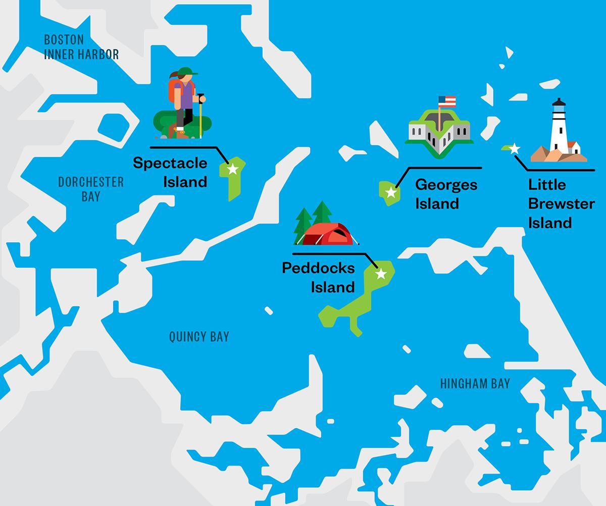 mapu Boston harbor islands